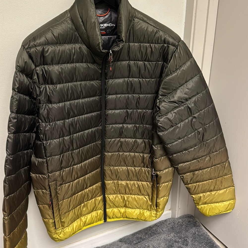 Vintage 90s Ombré Hawke & CO large jacket (never used )